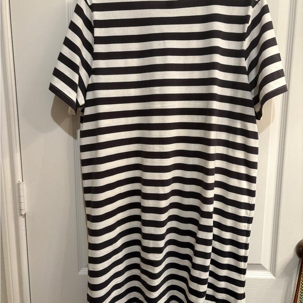 Classic Blue and White Striped womens dress from Old Navy size large
